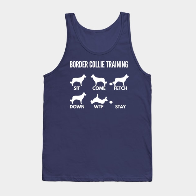 Border Collie Training Boxer Dog Tricks Tank Top by DoggyStyles